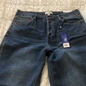 Popsugar mid rise size 16 cropped jeans